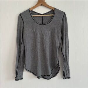 lululemon striped long sleeve shirt